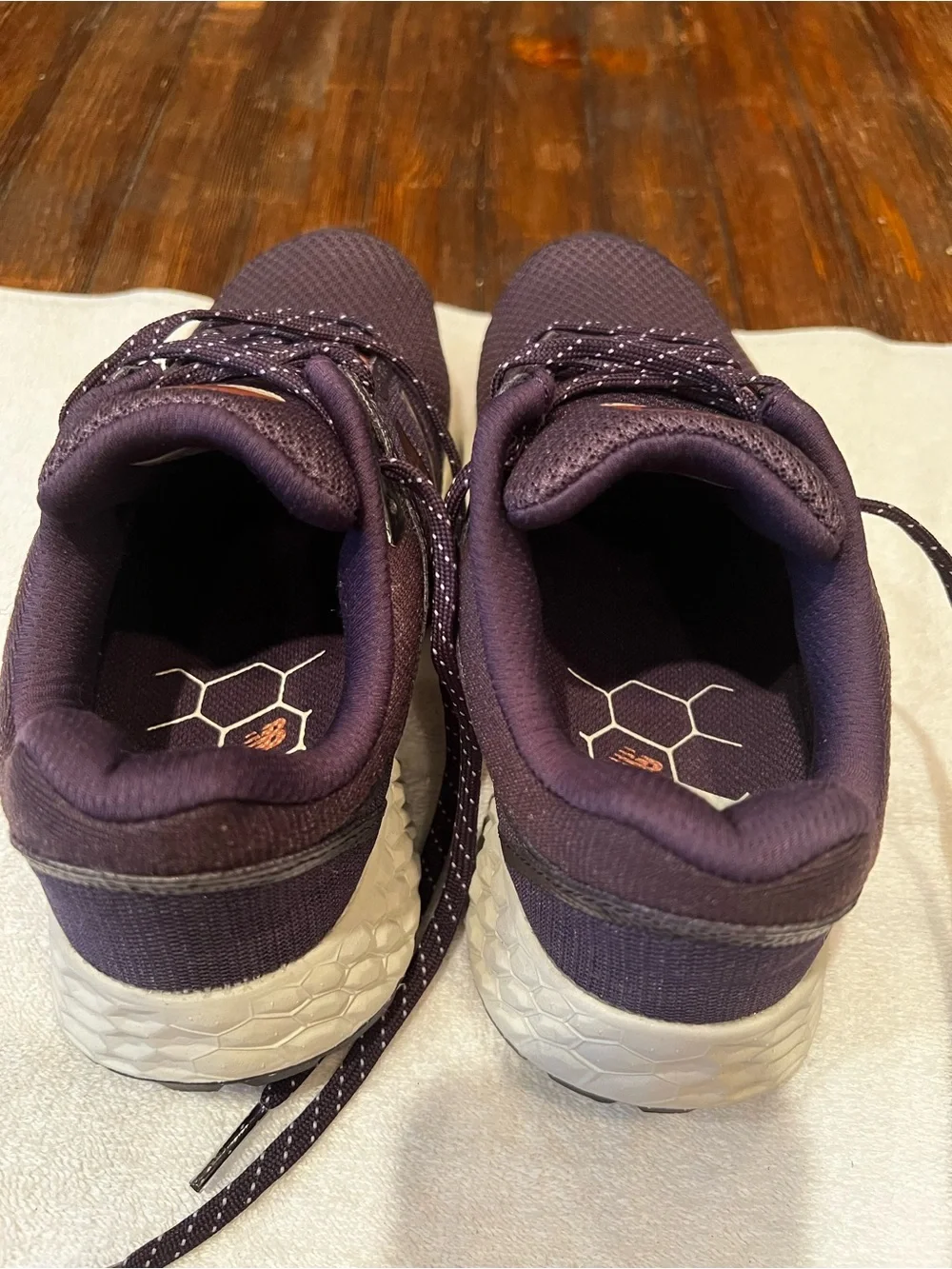 New Balance Women’s Purple Mesh Fresh Foam 1165 walking shoes